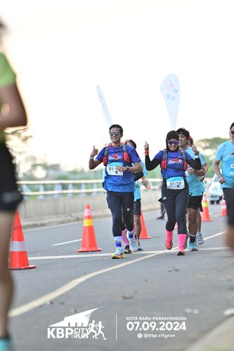 Race photo from KBP City Run 2024