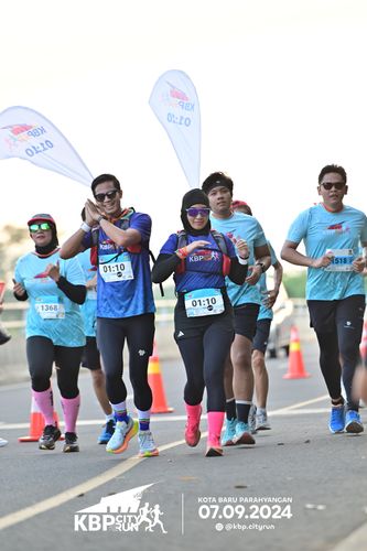 Race photo from KBP City Run 2024