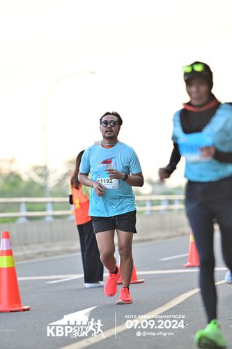 Race photo from KBP City Run 2024
