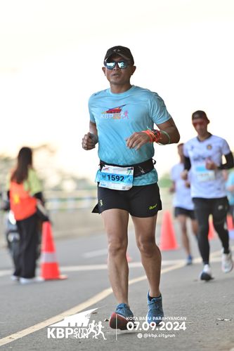 Race photo from KBP City Run 2024