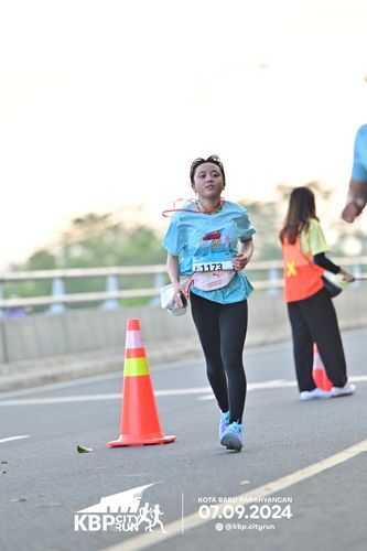 Race photo from KBP City Run 2024