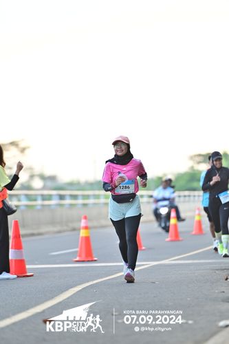Race photo from KBP City Run 2024