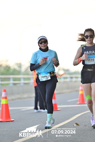 Race photo from KBP City Run 2024