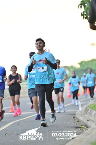 Race photo from KBP City Run 2024