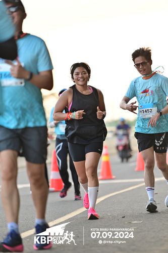 Race photo from KBP City Run 2024