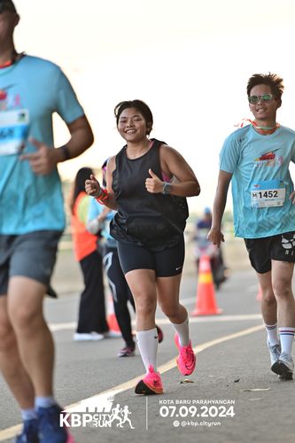 Race photo from KBP City Run 2024