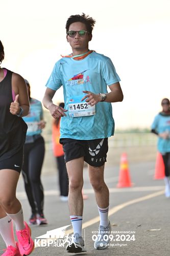 Race photo from KBP City Run 2024