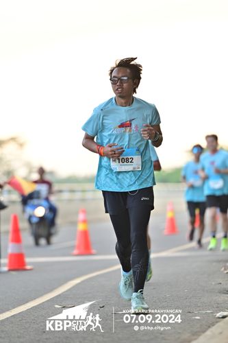 Race photo from KBP City Run 2024