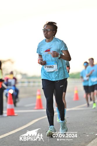 Race photo from KBP City Run 2024