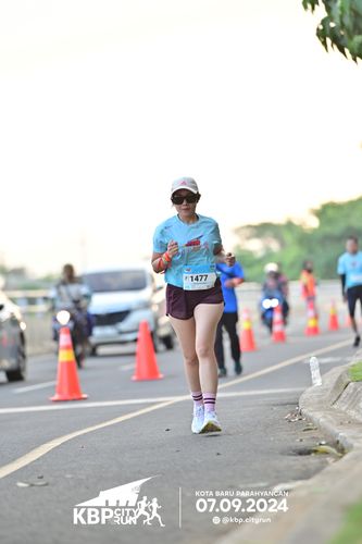 Race photo from KBP City Run 2024
