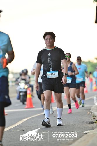 Race photo from KBP City Run 2024