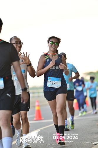 Race photo from KBP City Run 2024