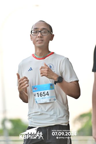 Race photo from KBP City Run 2024