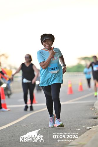 Race photo from KBP City Run 2024