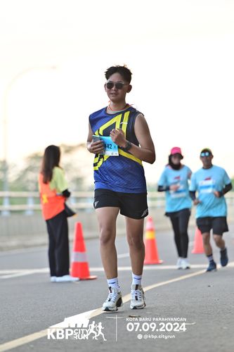 Race photo from KBP City Run 2024