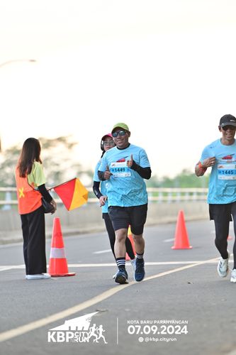 Race photo from KBP City Run 2024