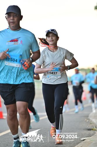 Race photo from KBP City Run 2024