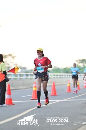 Race photo from KBP City Run 2024