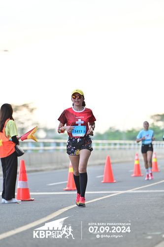 Race photo from KBP City Run 2024