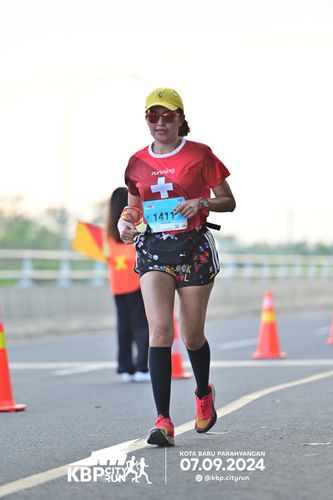 Race photo from KBP City Run 2024