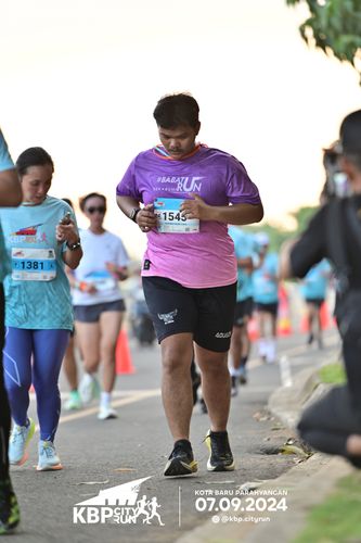 Race photo from KBP City Run 2024