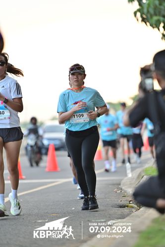 Race photo from KBP City Run 2024
