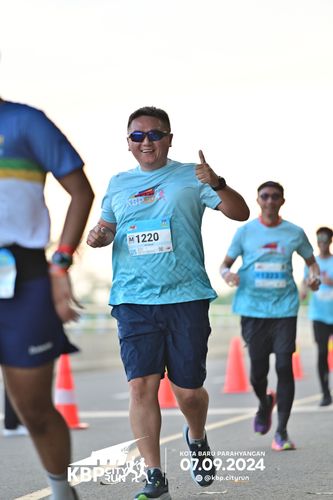 Race photo from KBP City Run 2024