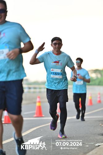 Race photo from KBP City Run 2024