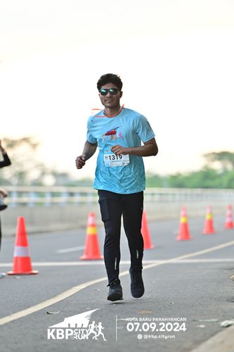 Race photo from KBP City Run 2024