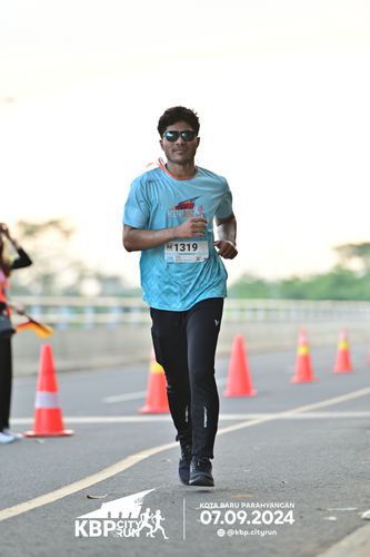 Race photo from KBP City Run 2024