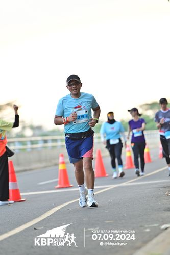 Race photo from KBP City Run 2024