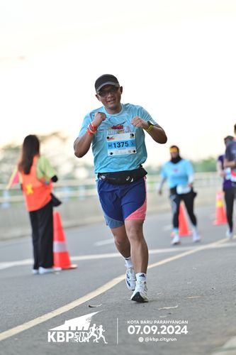 Race photo from KBP City Run 2024