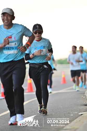 Race photo from KBP City Run 2024