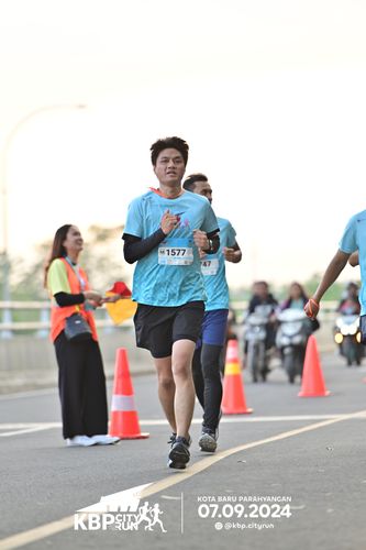 Race photo from KBP City Run 2024