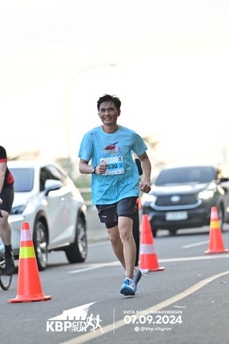 Race photo from KBP City Run 2024