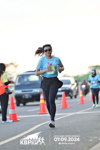 Race photo from KBP City Run 2024