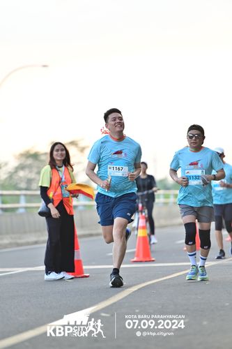 Race photo from KBP City Run 2024