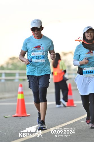 Race photo from KBP City Run 2024