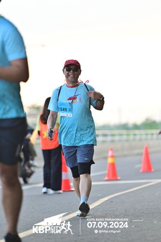 Race photo from KBP City Run 2024