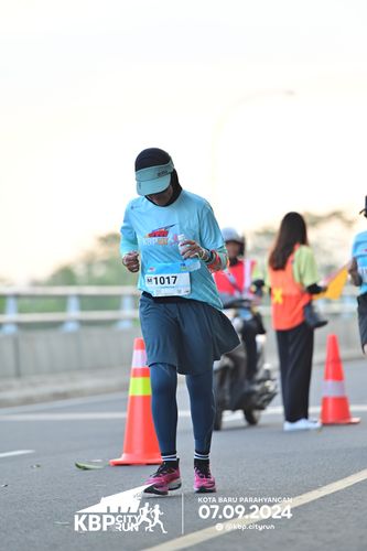 Race photo from KBP City Run 2024