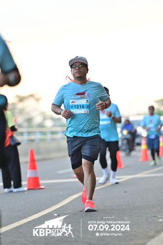 Race photo from KBP City Run 2024