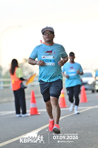 Race photo from KBP City Run 2024