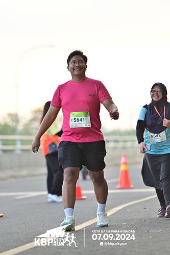 Race photo from KBP City Run 2024