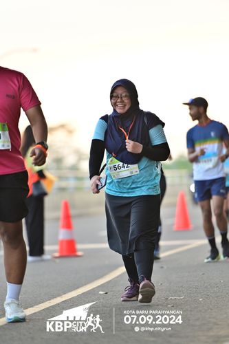 Race photo from KBP City Run 2024