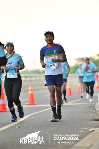 Race photo from KBP City Run 2024