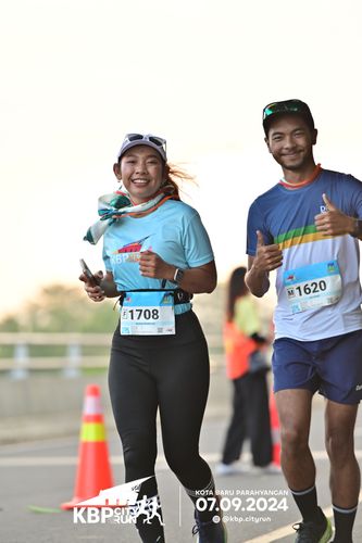 Race photo from KBP City Run 2024