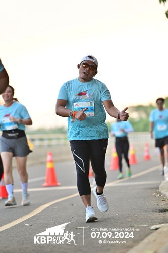 Race photo from KBP City Run 2024