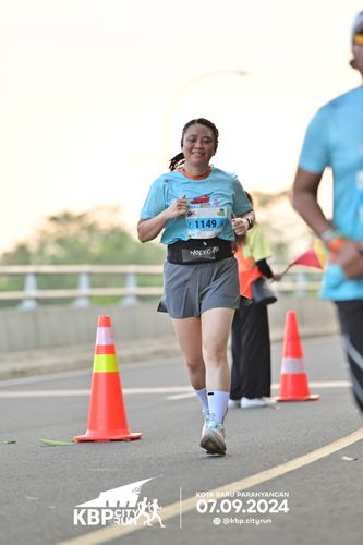 Race photo from KBP City Run 2024