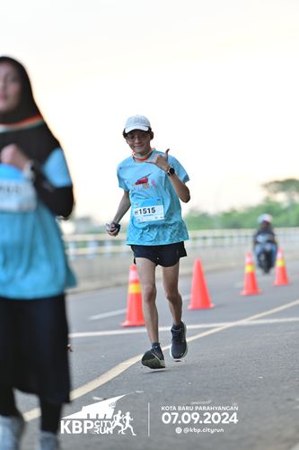 Race photo from KBP City Run 2024