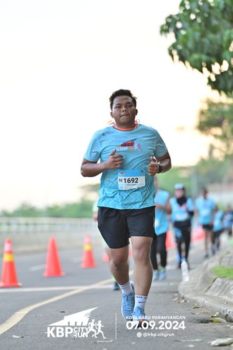 Race photo from KBP City Run 2024